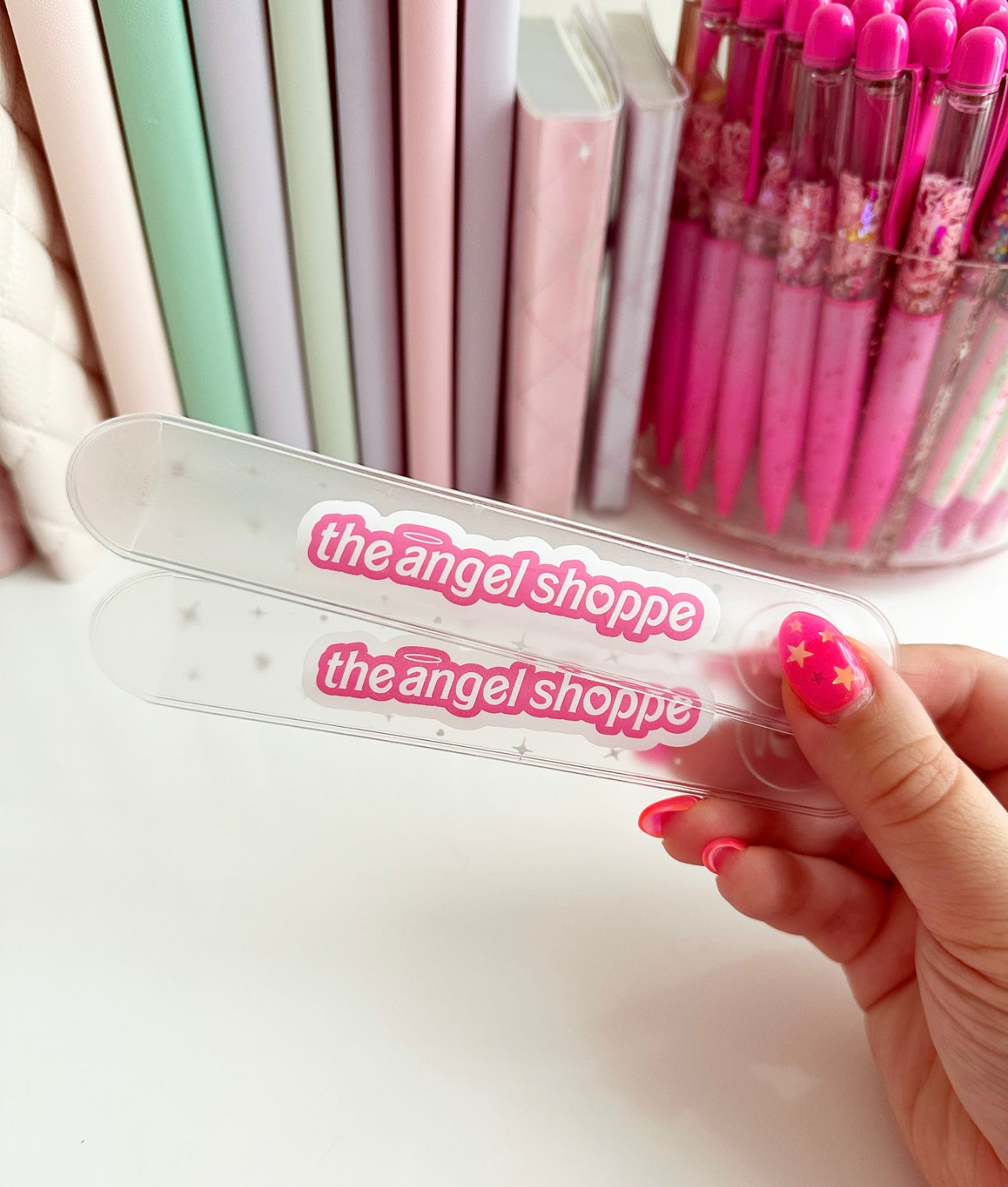Barbie jelly pen sleeve (pen protectors)