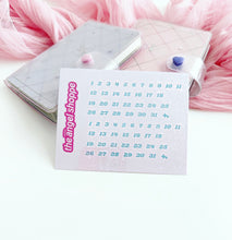 (Teal) date dot stickers