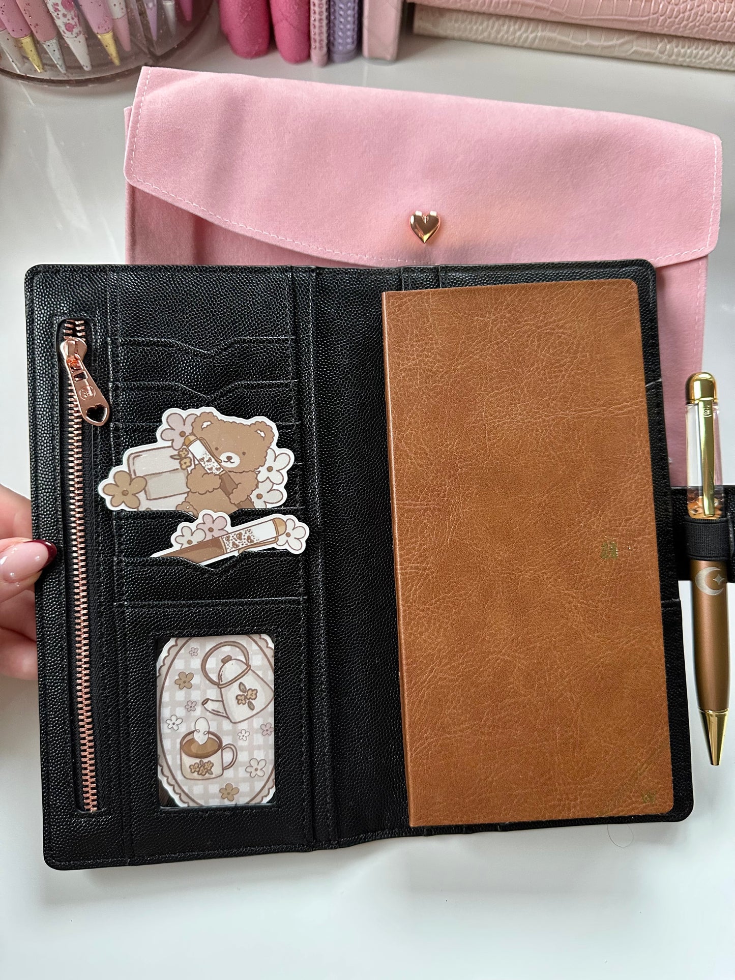 Caviar Black Quilted Weeks Cover