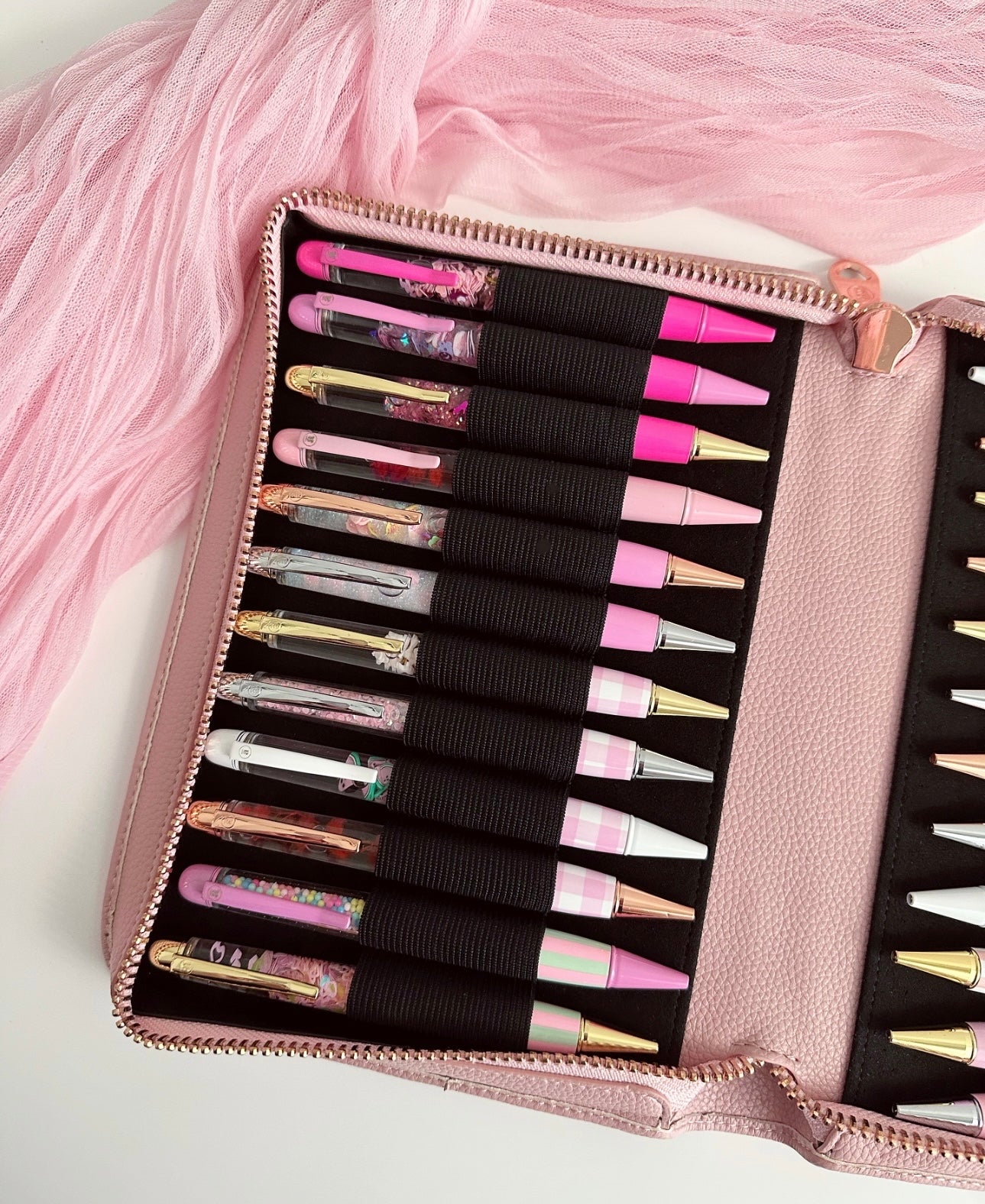 Rosé Luxe Pen Case + FREE STORMY PEN