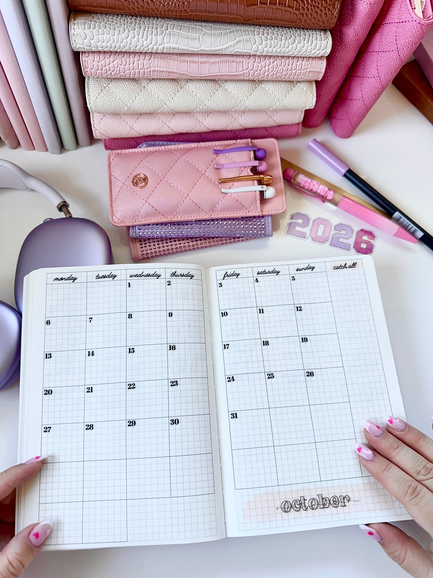 A5 TAS planners - white Tomoe River Paper