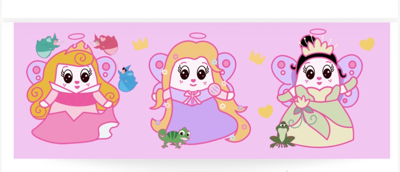 Princess washi tape