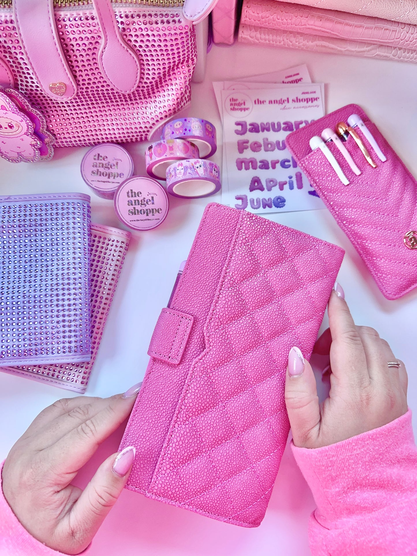 Azalea Pink Quilted Weeks Cover