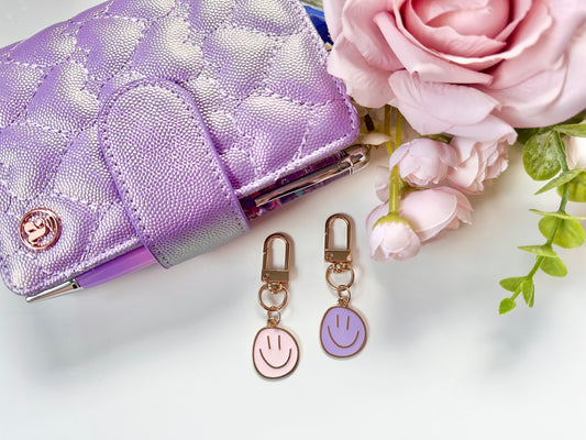 happy face keychains