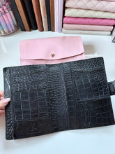 Noir Croc b6 planner cover
