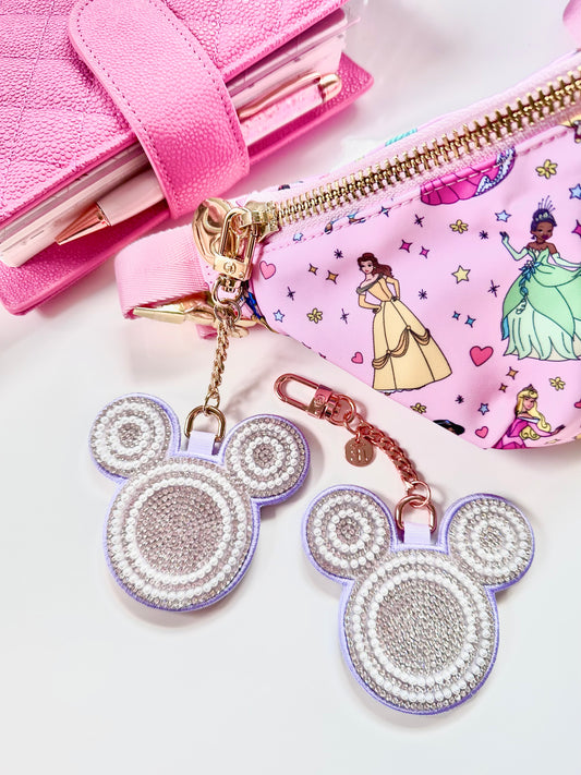 Magical keychains - pearls and crystals