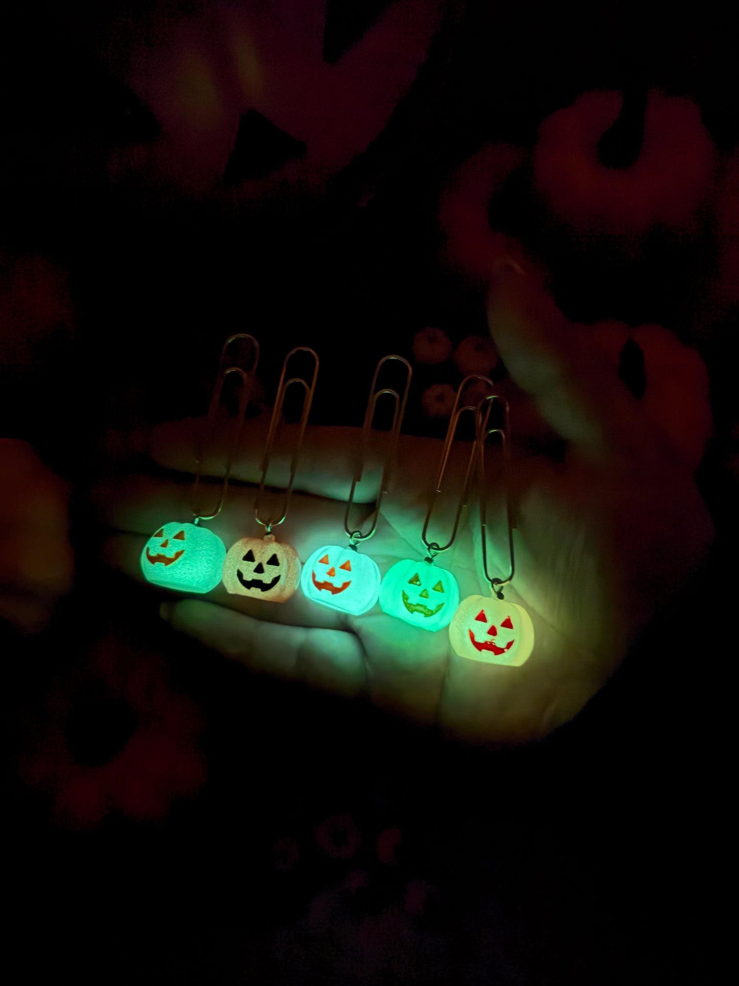 Glow in the dark pumpkins