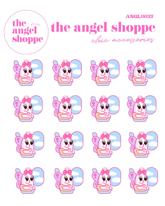 Traveling/ flight - character stickers