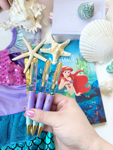 * 2 left * MOANA, ARIEL, Ocean Princess Collection pens  *Limited Edition *