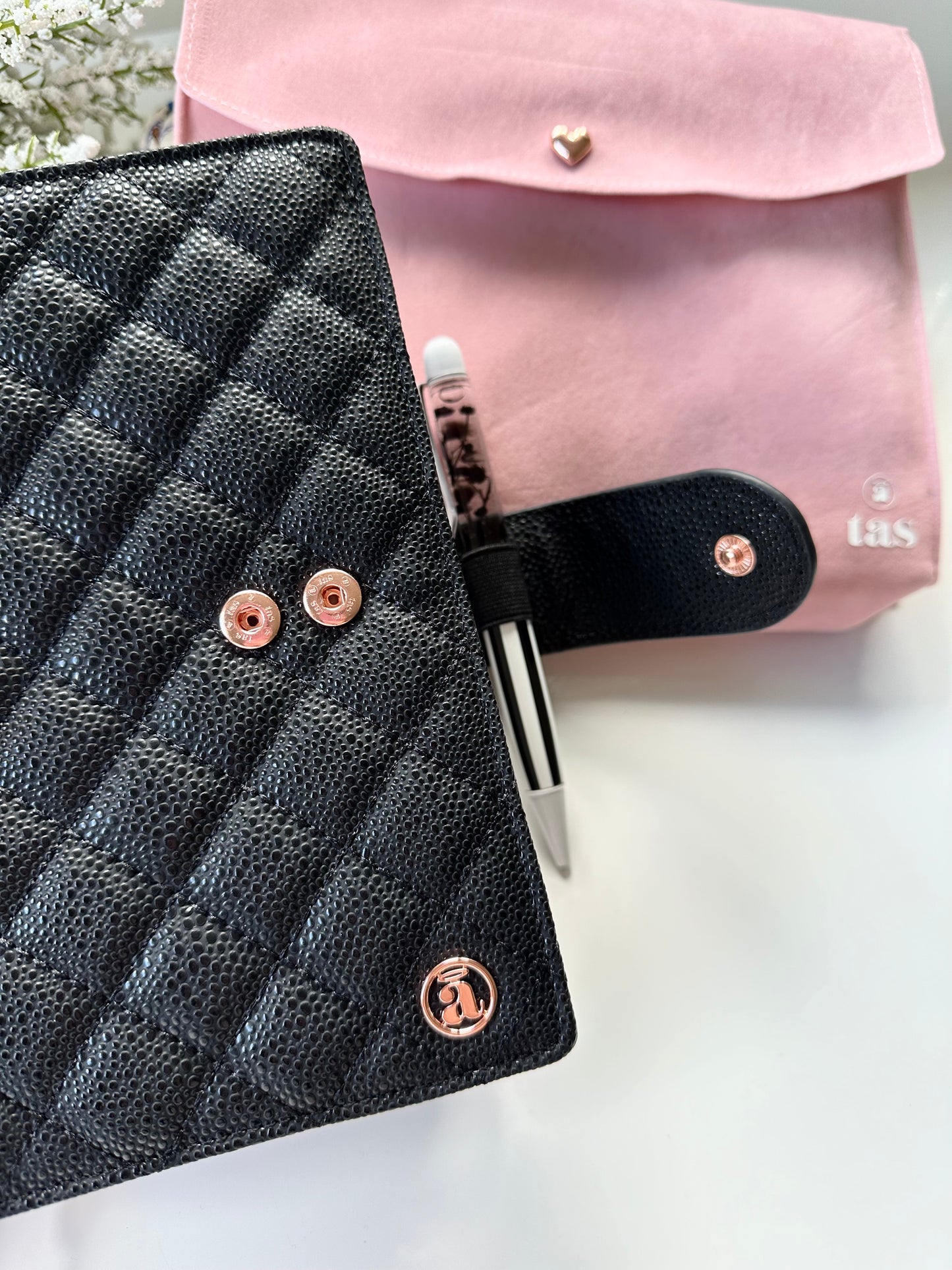 Luxe B6 Planner Cover - Classic Black