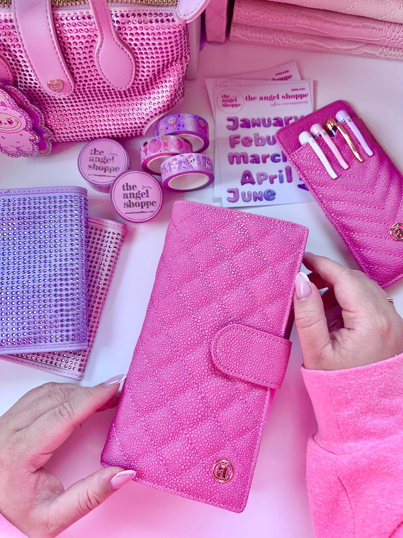 * 7 left * Azalea Pink Quilted Weeks Cover * Limited Edition *