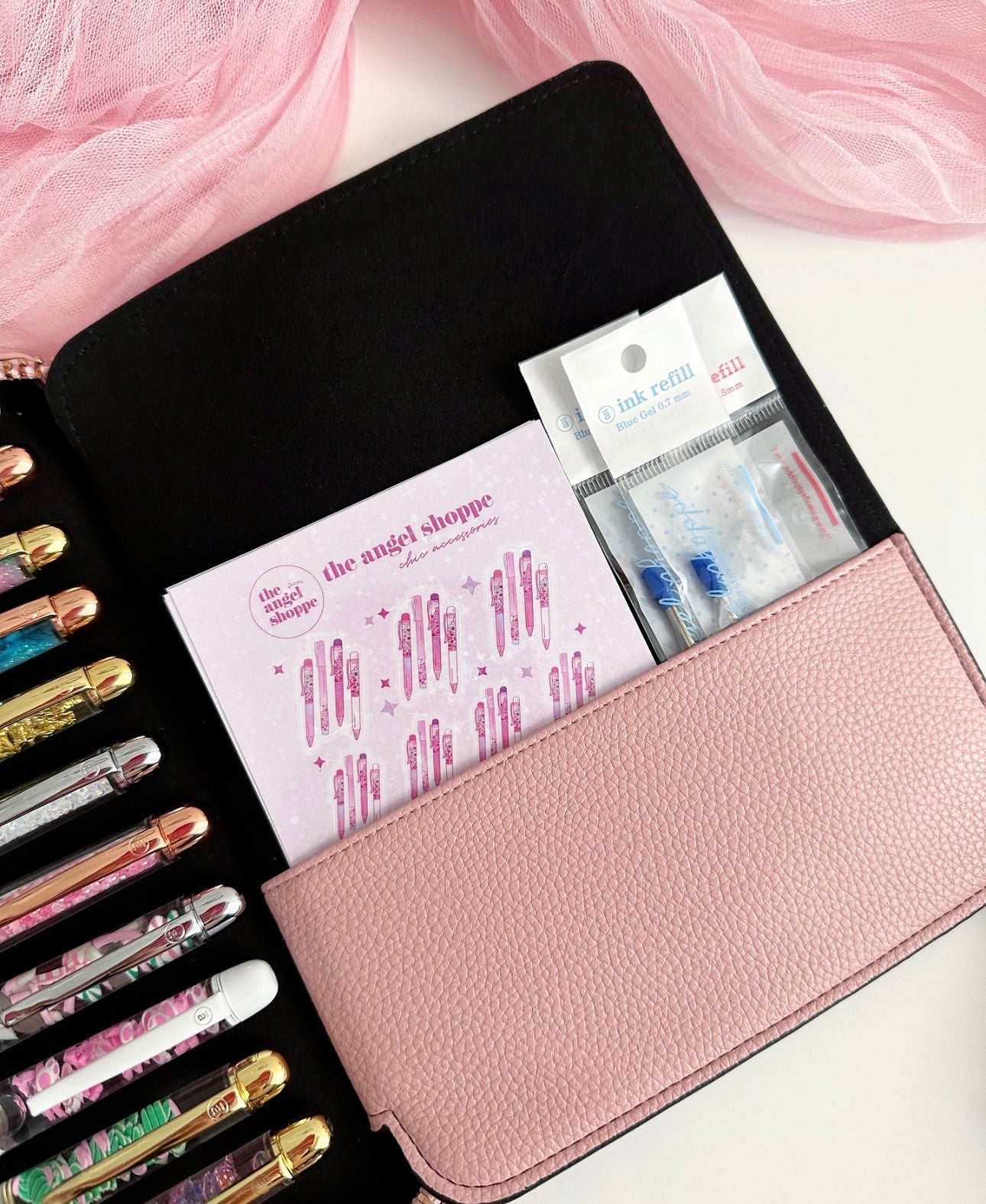Rosé Luxe Pen Case + FREE STORMY PEN