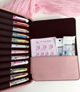 * 4 left * Rosé Luxe Pen Case + FREE STORMY PEN *Limited Edition*