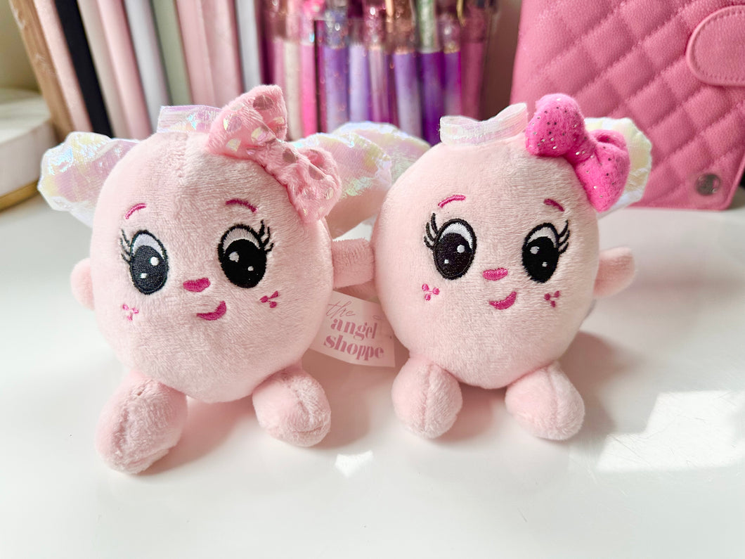 * 6 left * angel plush keychains *limited edition*