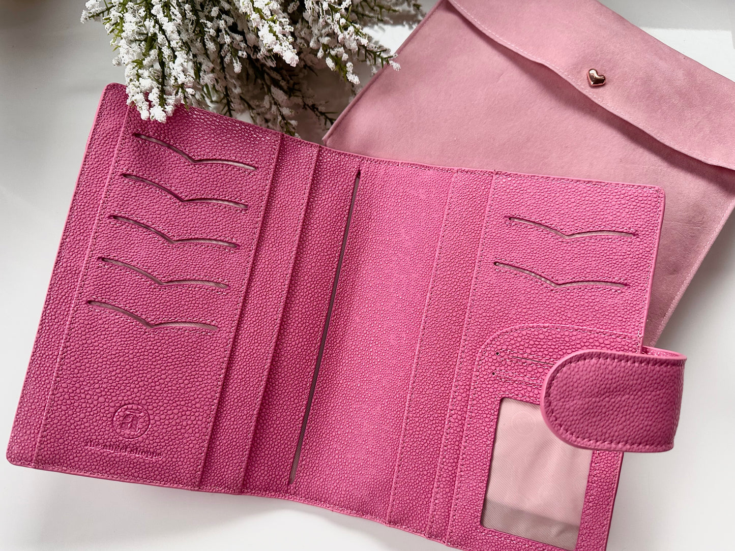 Azalea Pink Quilted B6 Planner Cover