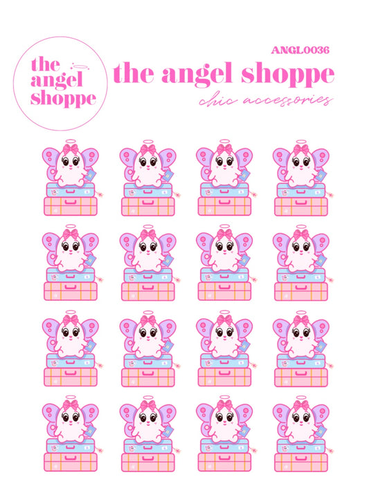 Traveling/ packing bags -  character stickers