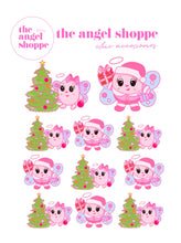 Holiday Angel (clear matte stickers)