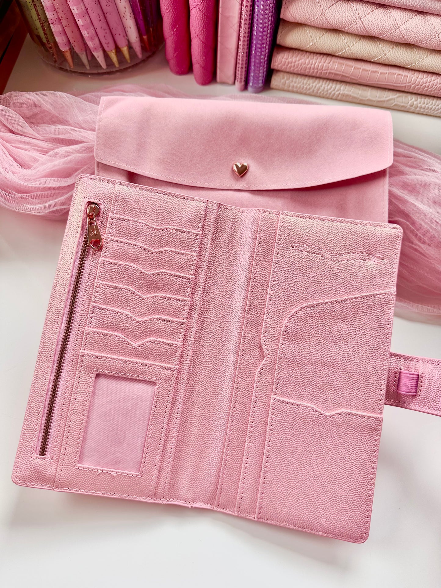 Birthday Girl Pearl Pink Quilted Weeks Cover