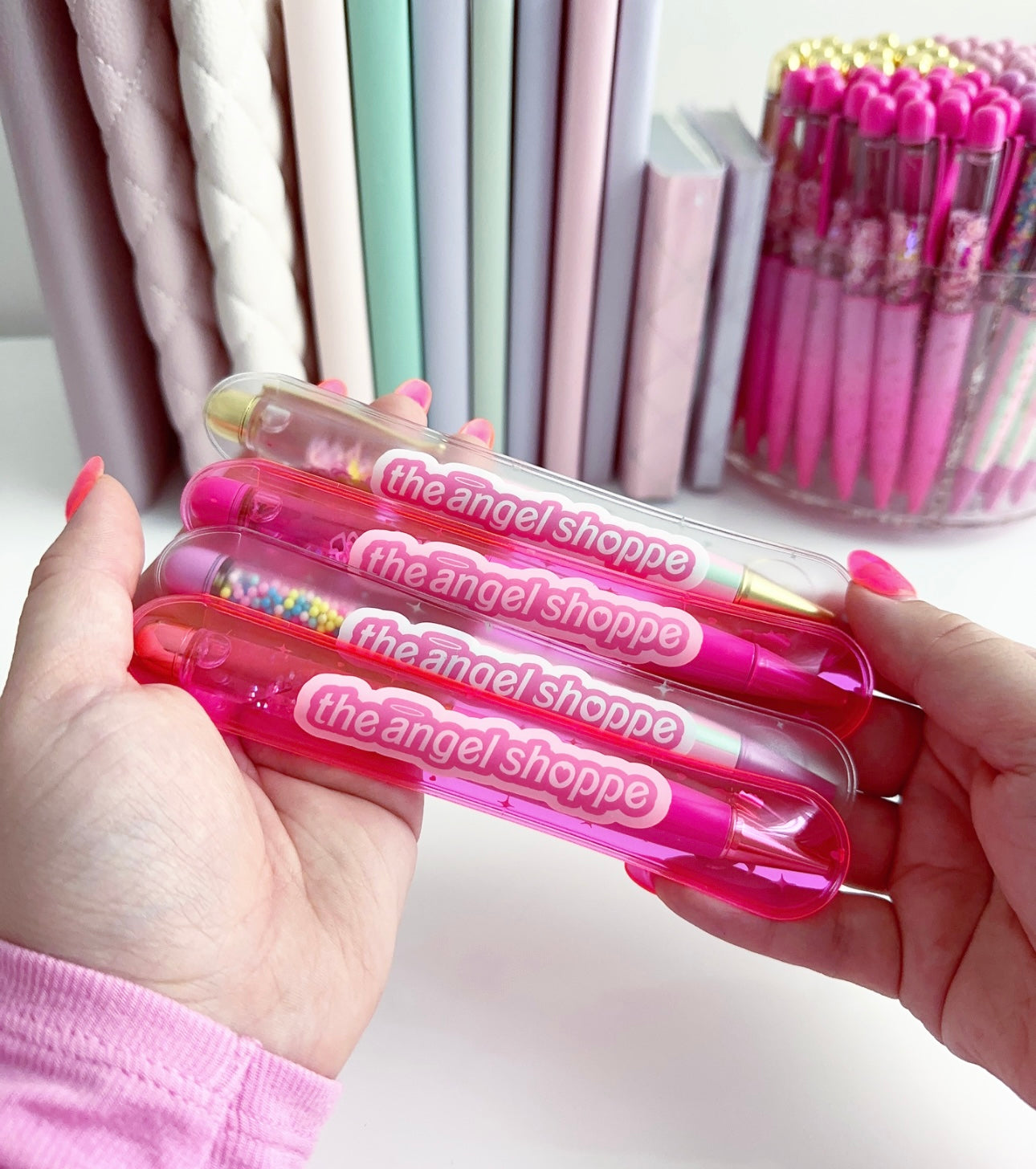 Barbie jelly pen sleeve (pen protectors)