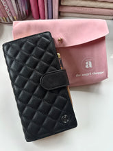 * 4 left * Caviar Black Quilted Weeks Cover