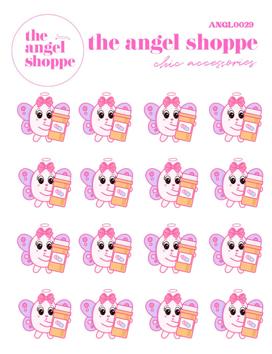 Pills/ medicine/ phamarcy -  character stickers