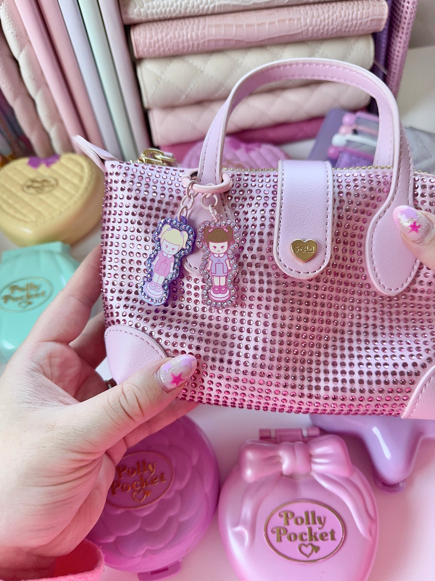 Nostalgic bag charms/ keychains