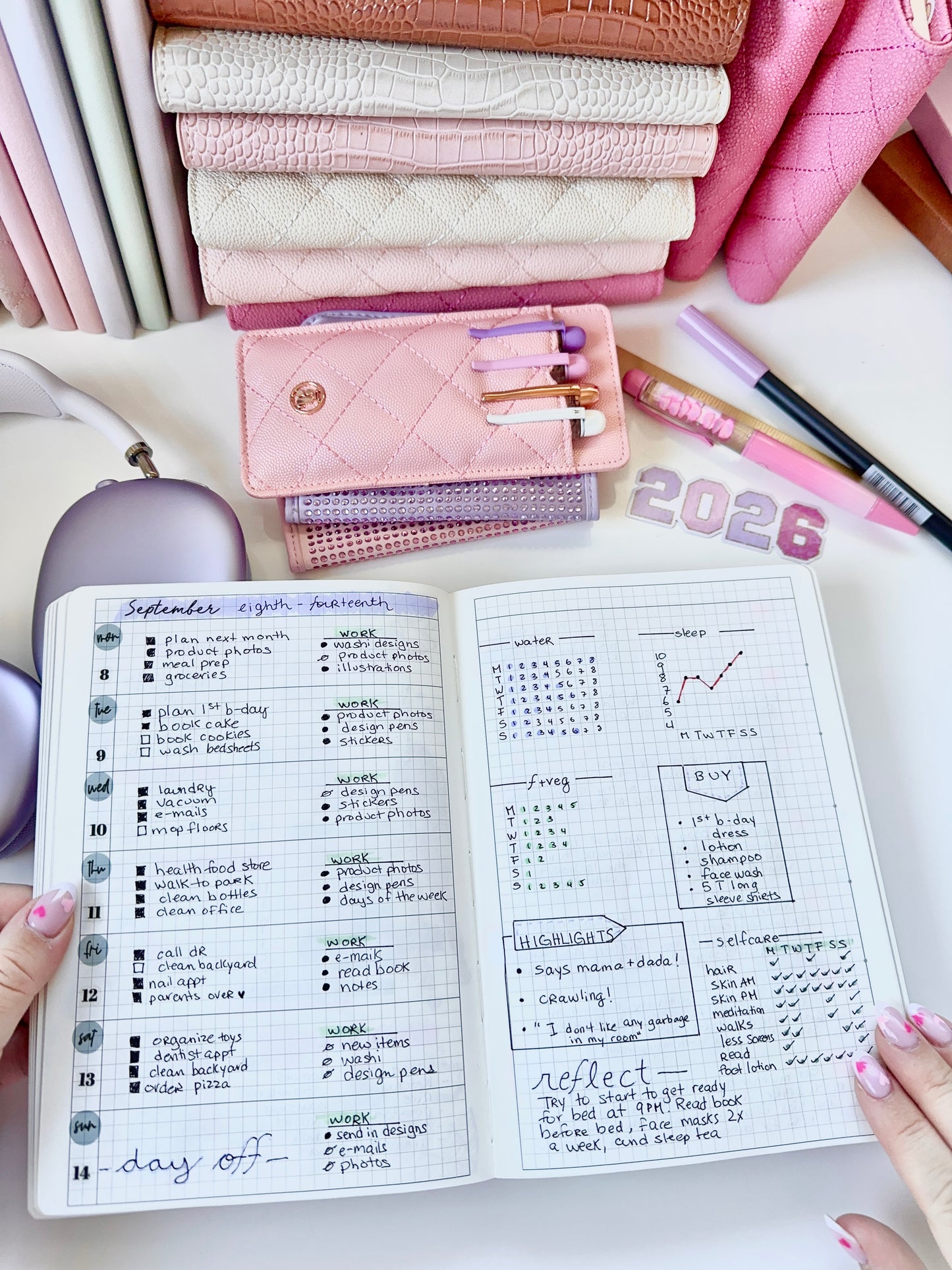 A5 TAS planners - white Tomoe River Paper