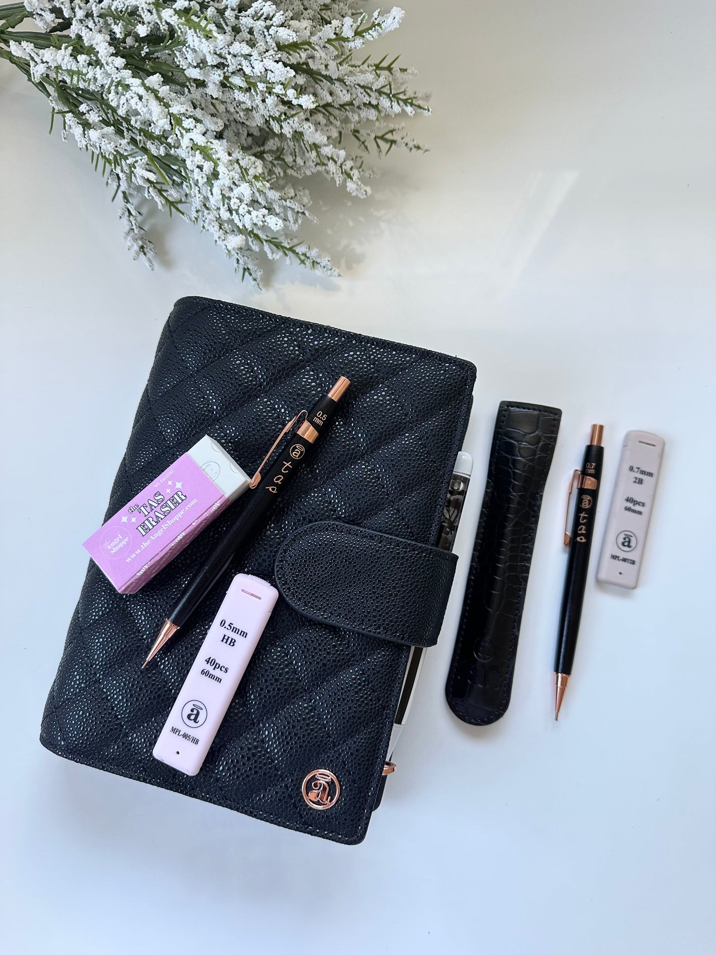 Luxe B6 Planner Cover - Classic Black