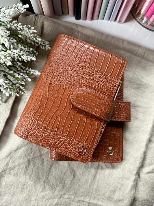 Luxe B6 Planner Cover - Mocha