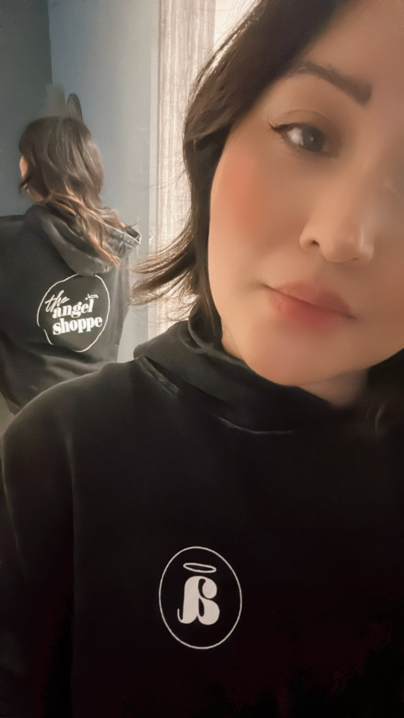 TAS sweater merch: Black Washed Hoodie