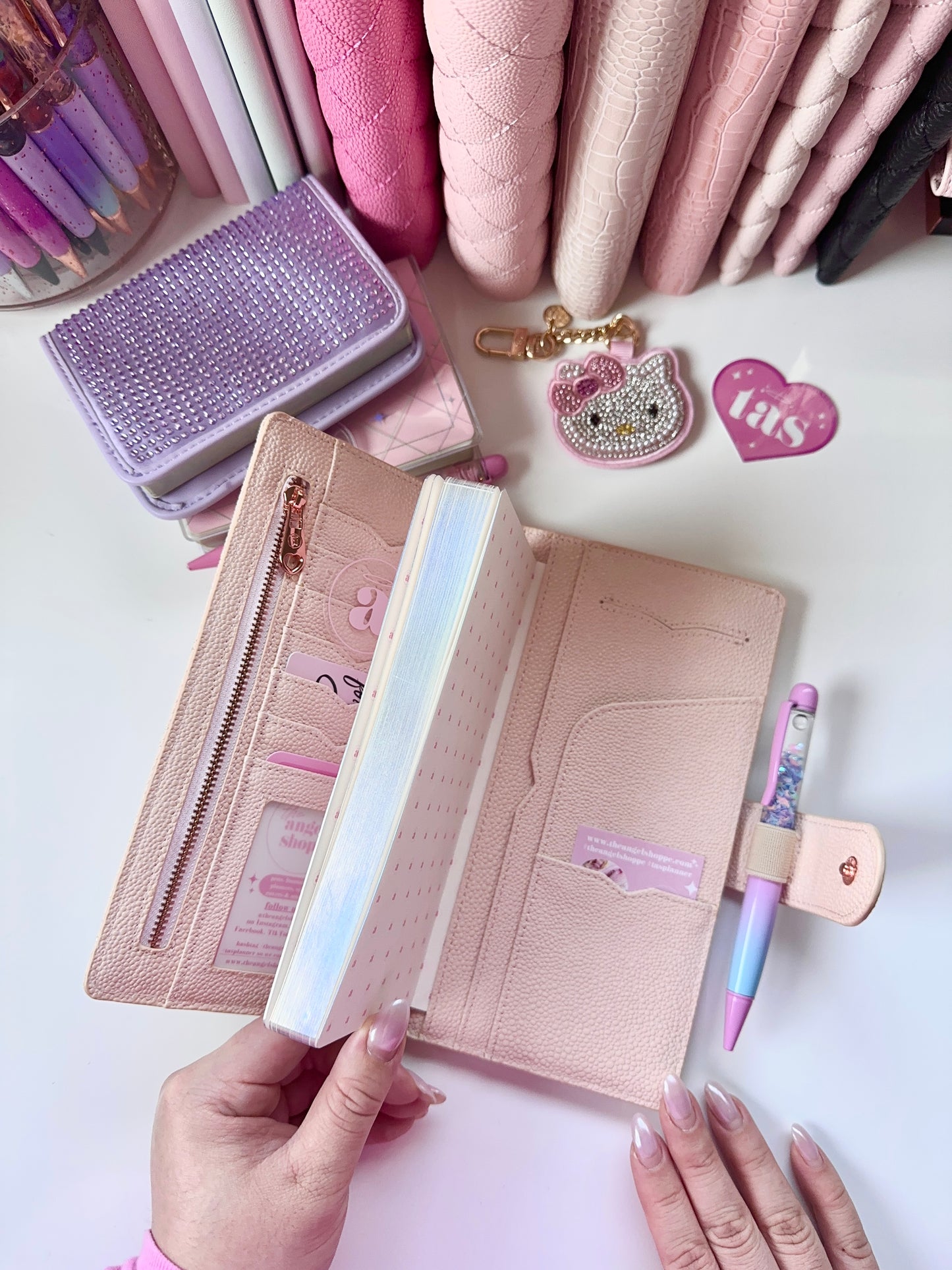 Blushing Pink Quilted Weeks Cover