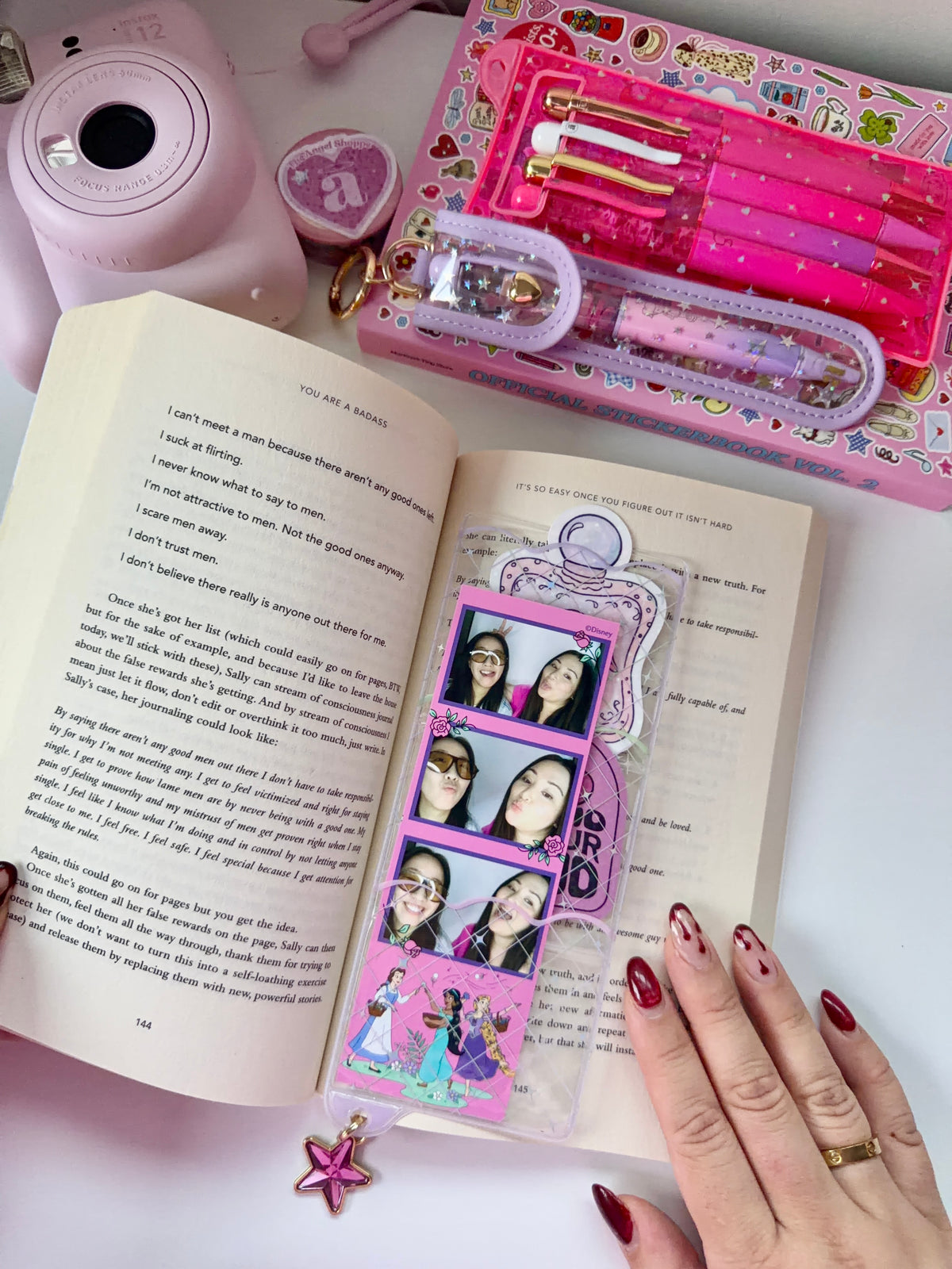 Page Markers/ Bookmarks/ planner page markers  - Hold that Thought