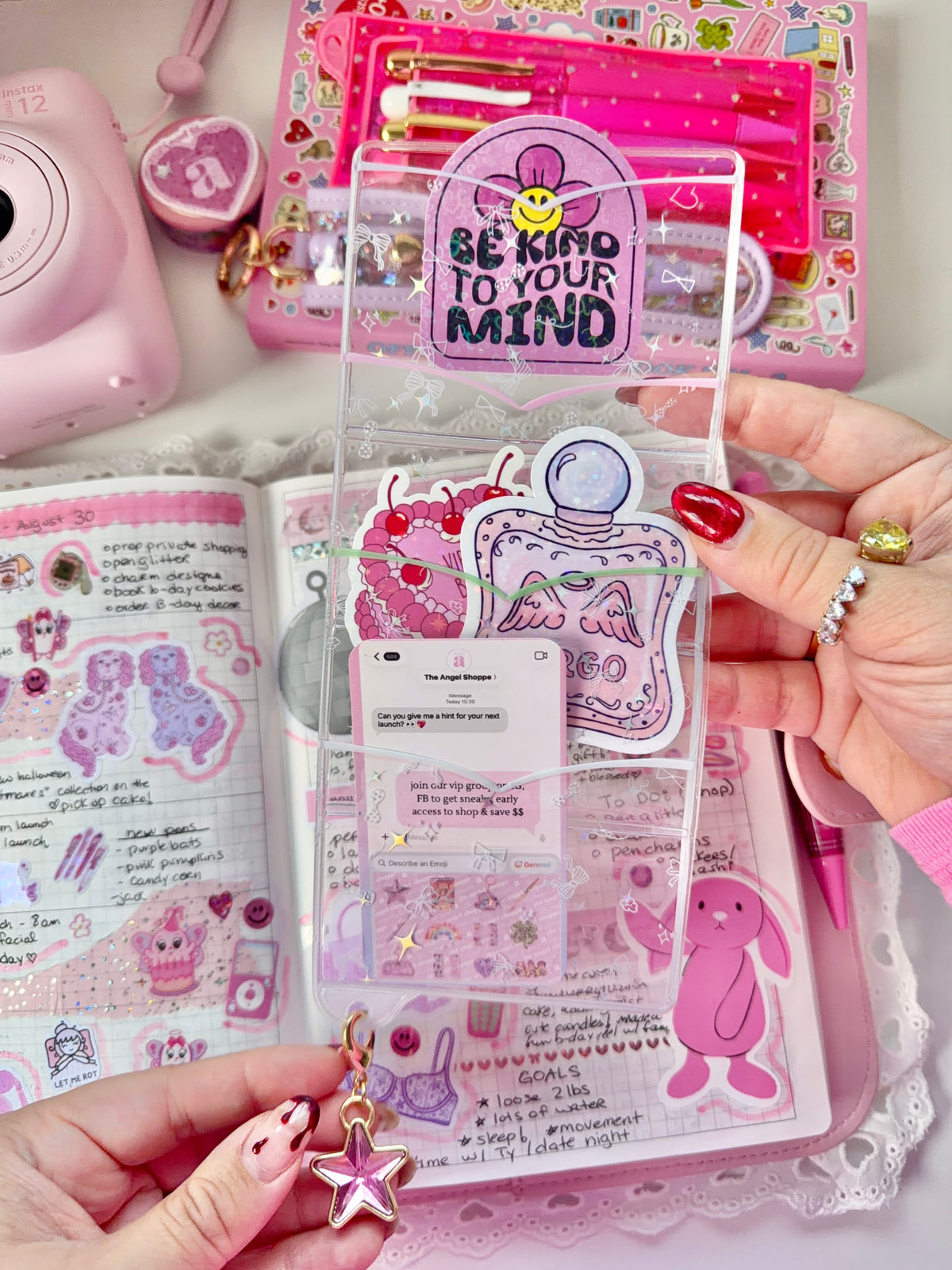 Page Markers/ Bookmarks/ planner page markers  - Hold that Thought
