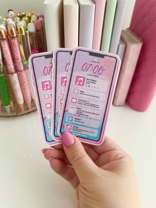 Taylor Swift Eras music phone stickers