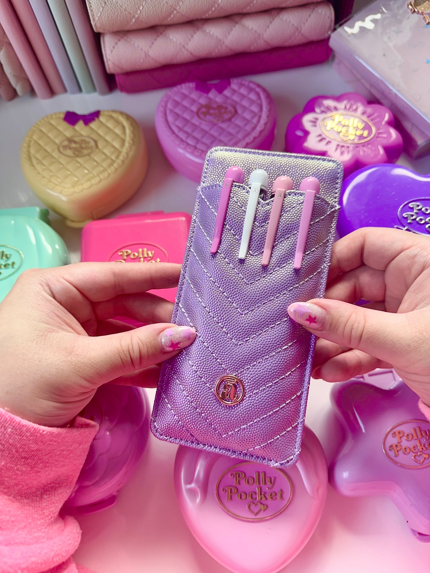 Stardust pen pocket holder