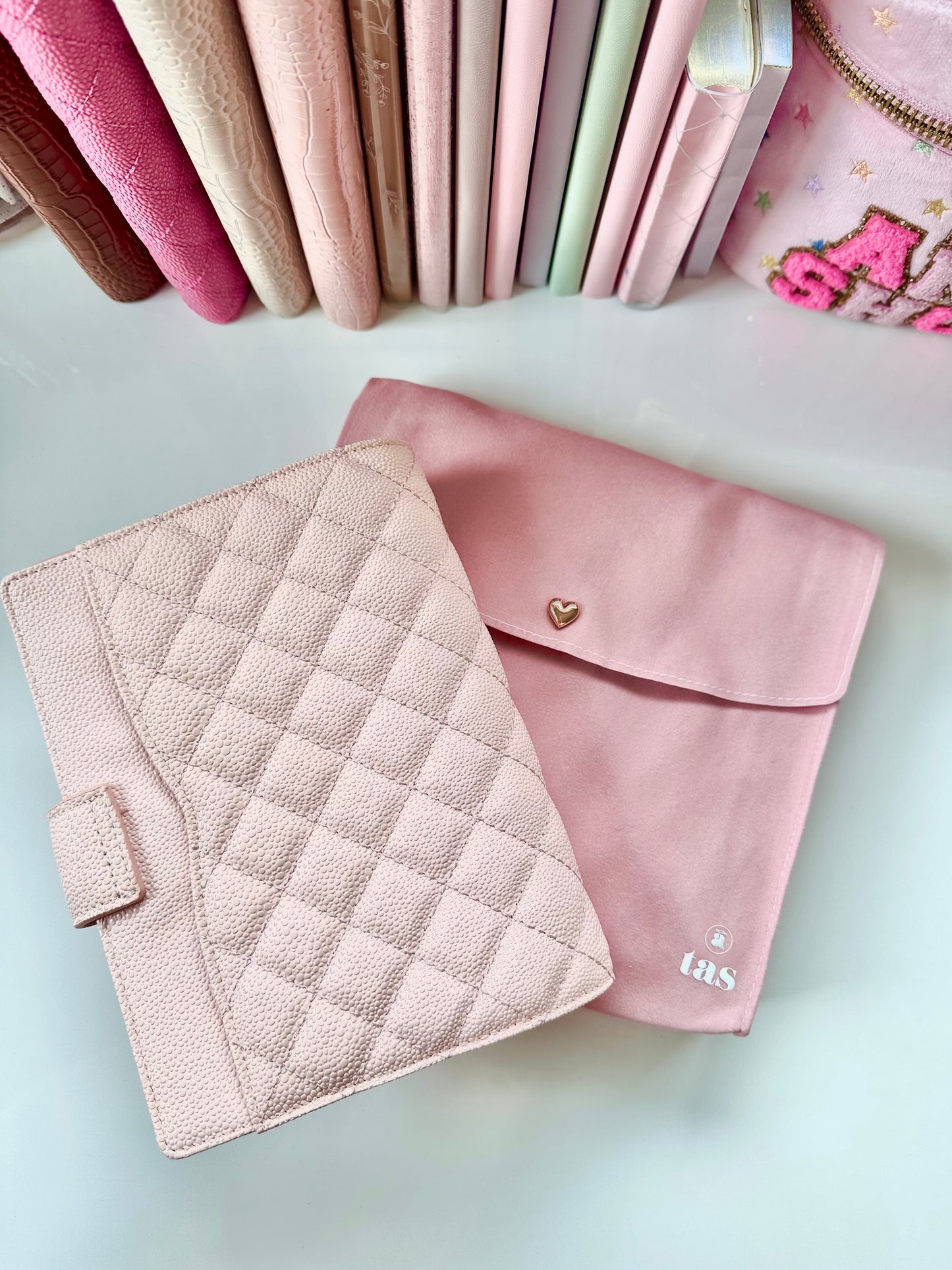 Ballerina Quilted Pink Luxe B6 Planner Cover