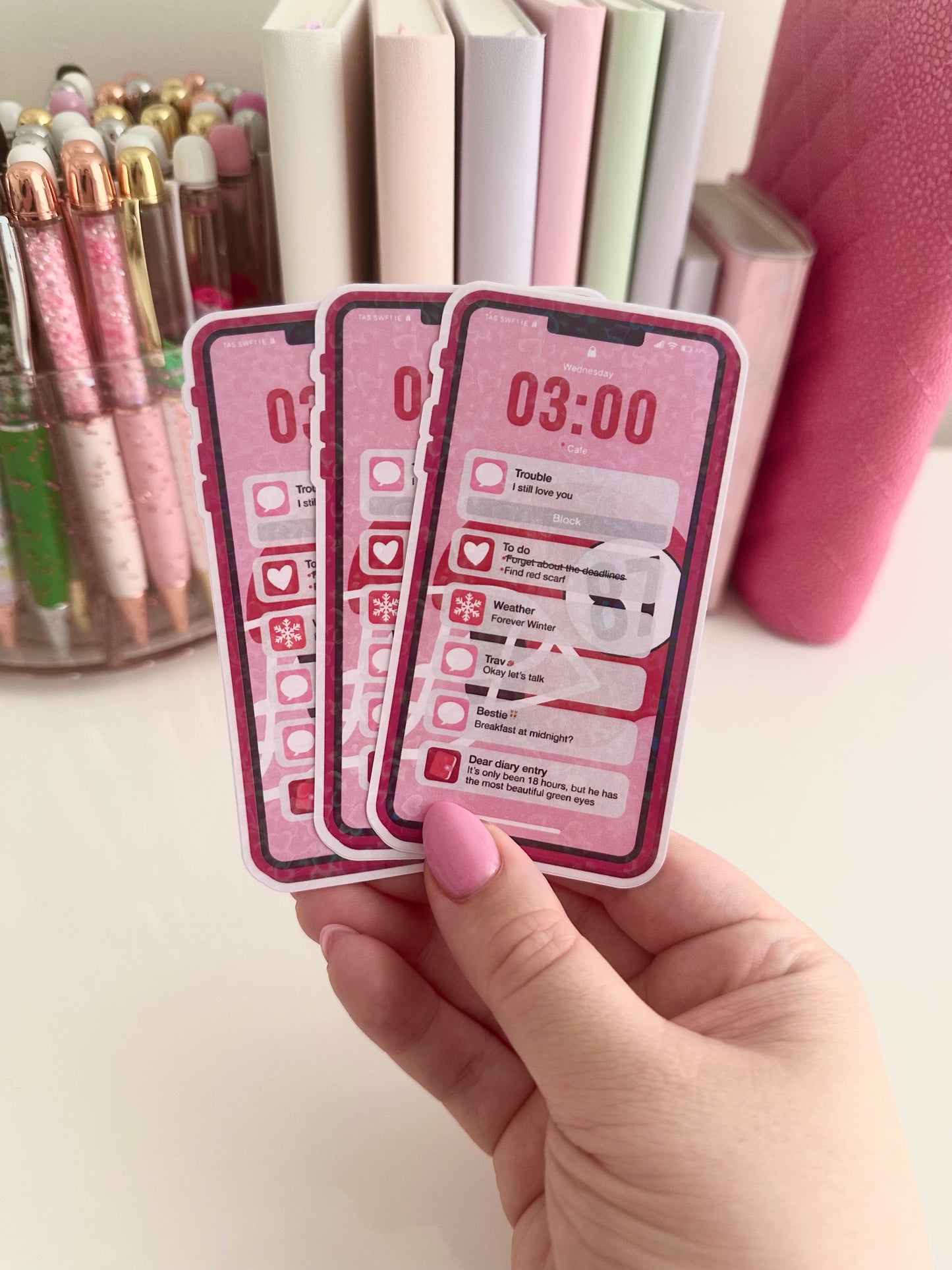 Taylor Swift Eras music phone stickers