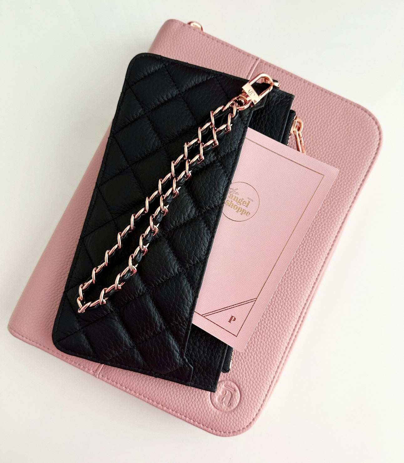 the Luxe Catch All (LCA) NOIR BLACK