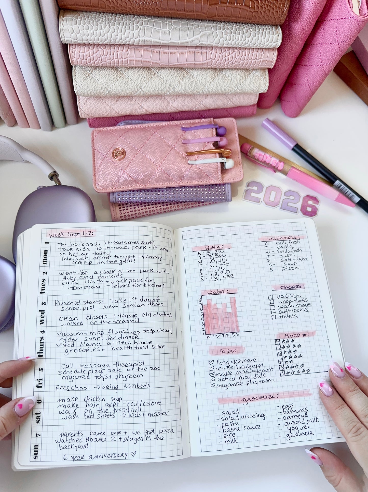 A5 TAS planners - white Tomoe River Paper