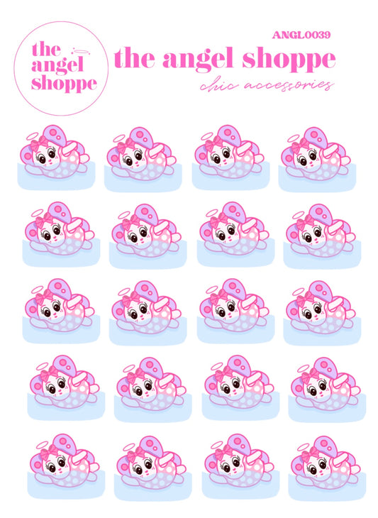 Swimming -  character stickers