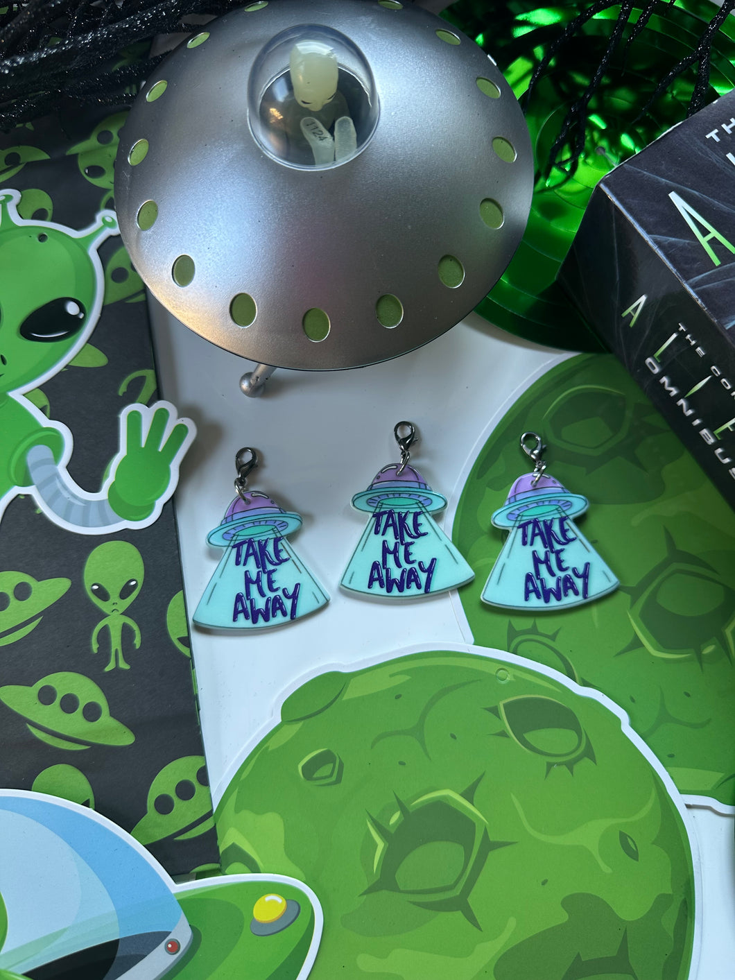 * 9 left * Take Me away Alien charm