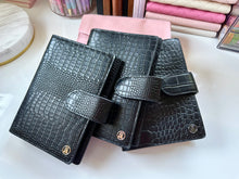 Noir Croc b6 planner cover
