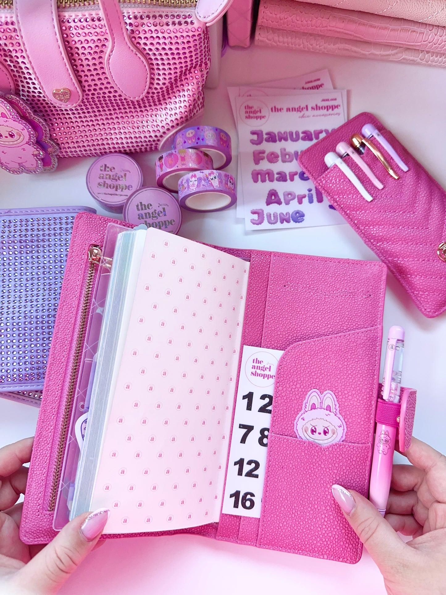 Azalea Pink Quilted Weeks Cover