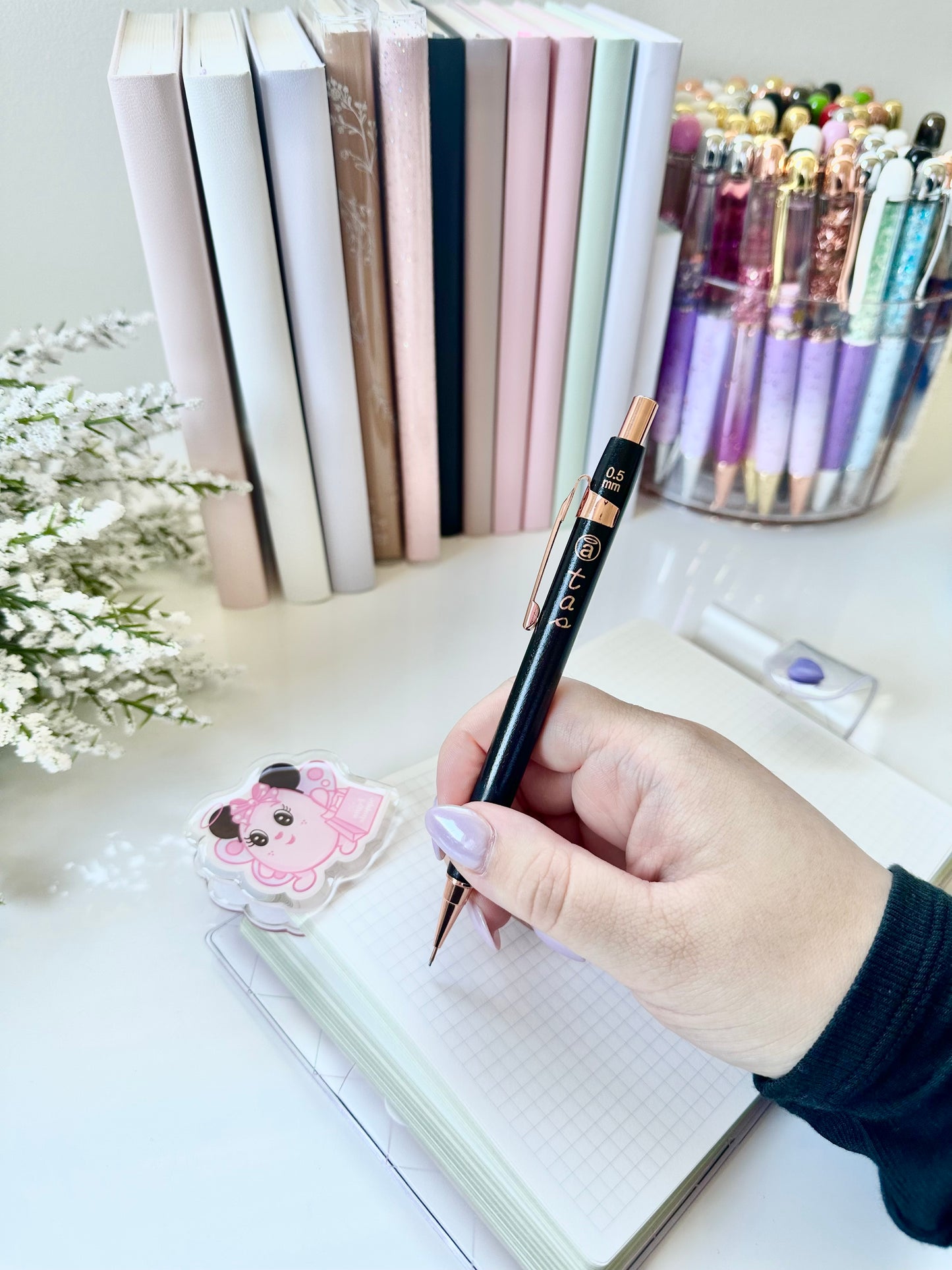 BLACK WOODEN MECHANICAL LUXE PENCIL