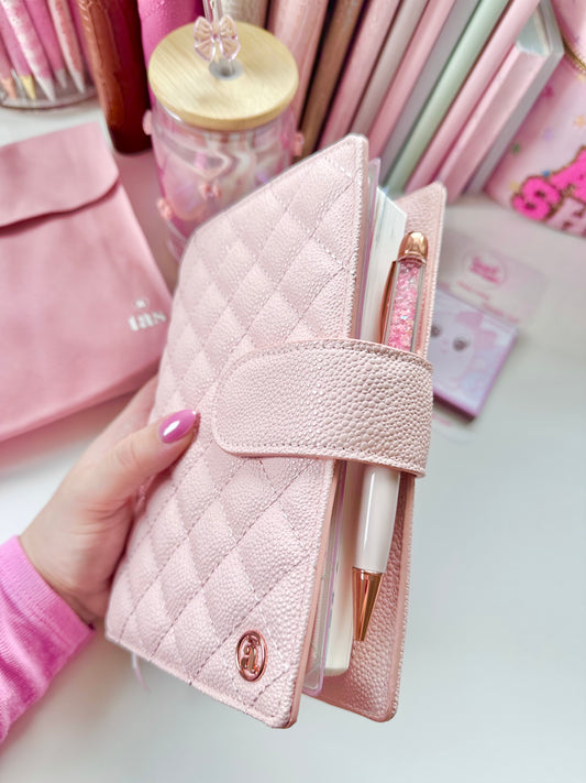 Ballerina Quilted Pink Luxe B6 Planner Cover