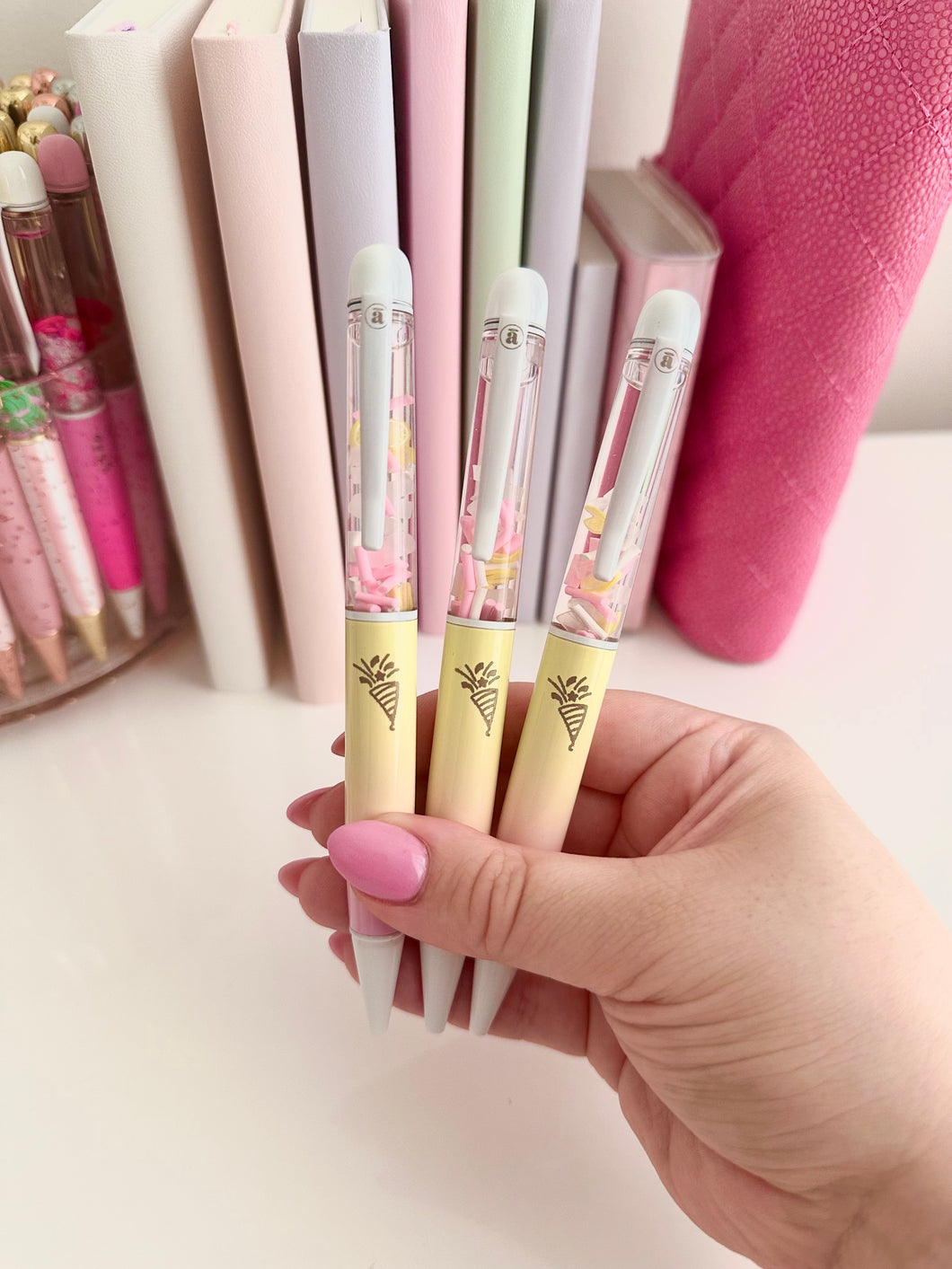 * 11 left * Pink Lemonade Pen *Limited Edition collab ft The Sticker Party*