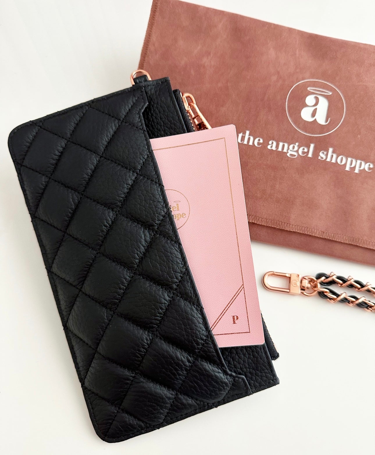 the Luxe Catch All (LCA) NOIR BLACK