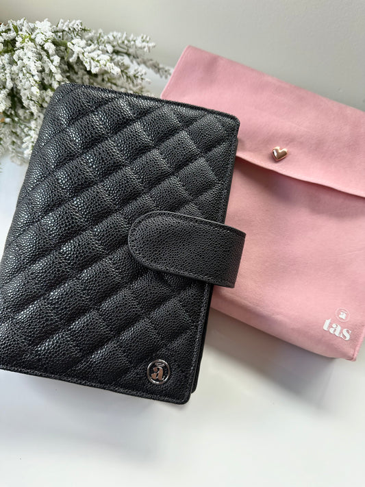 Luxe B6 Planner Cover - Classic Black