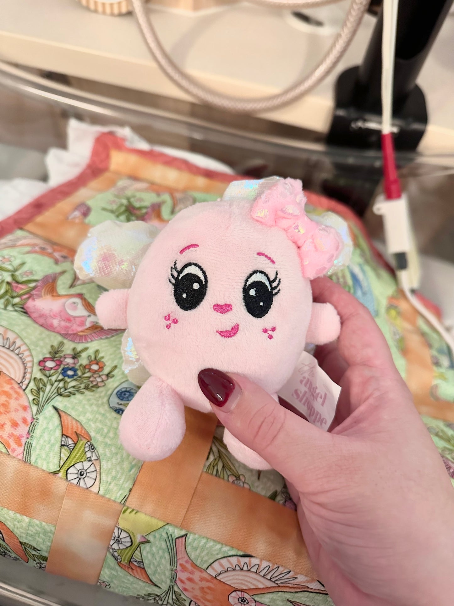 angel plush keychains