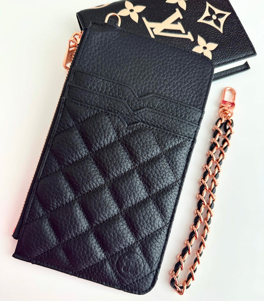 the Luxe Catch All (LCA) NOIR BLACK